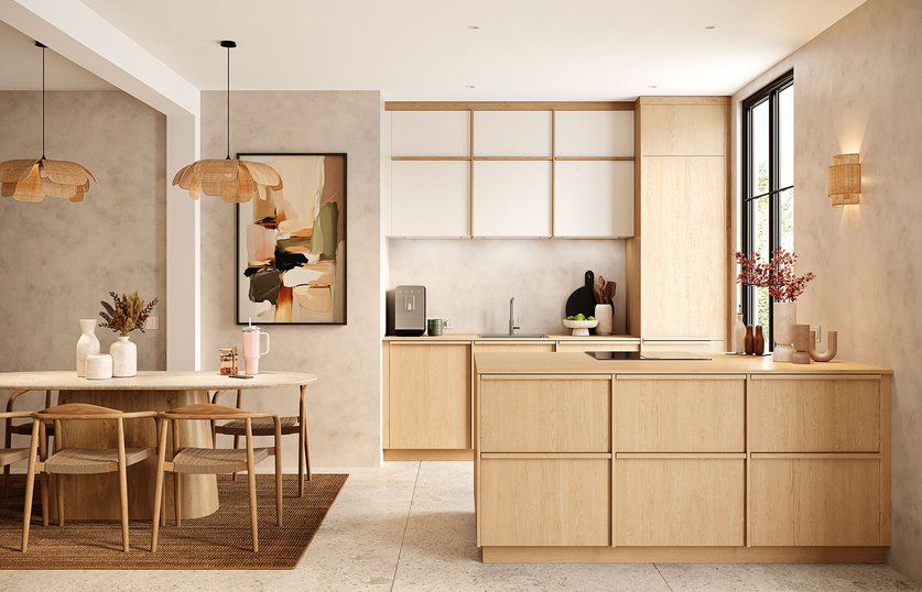Kitchen Linea Japandi